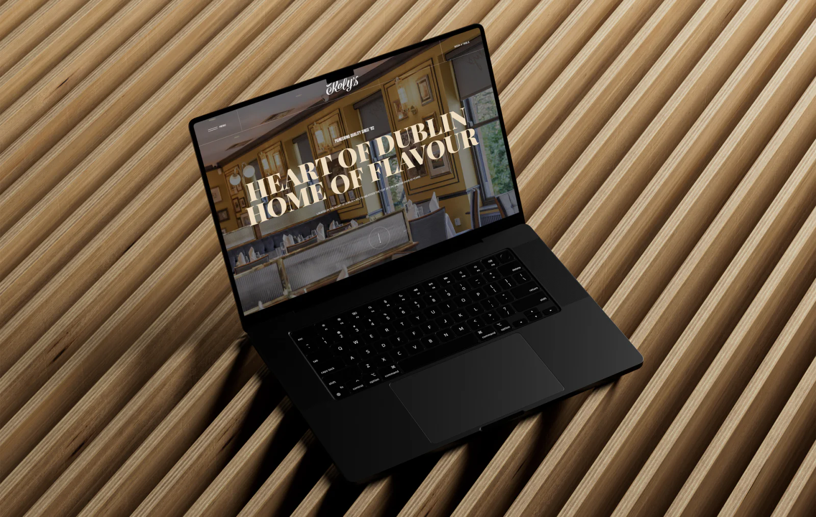 A-Rated Performing Website for a Renowned Dublin Restaurant