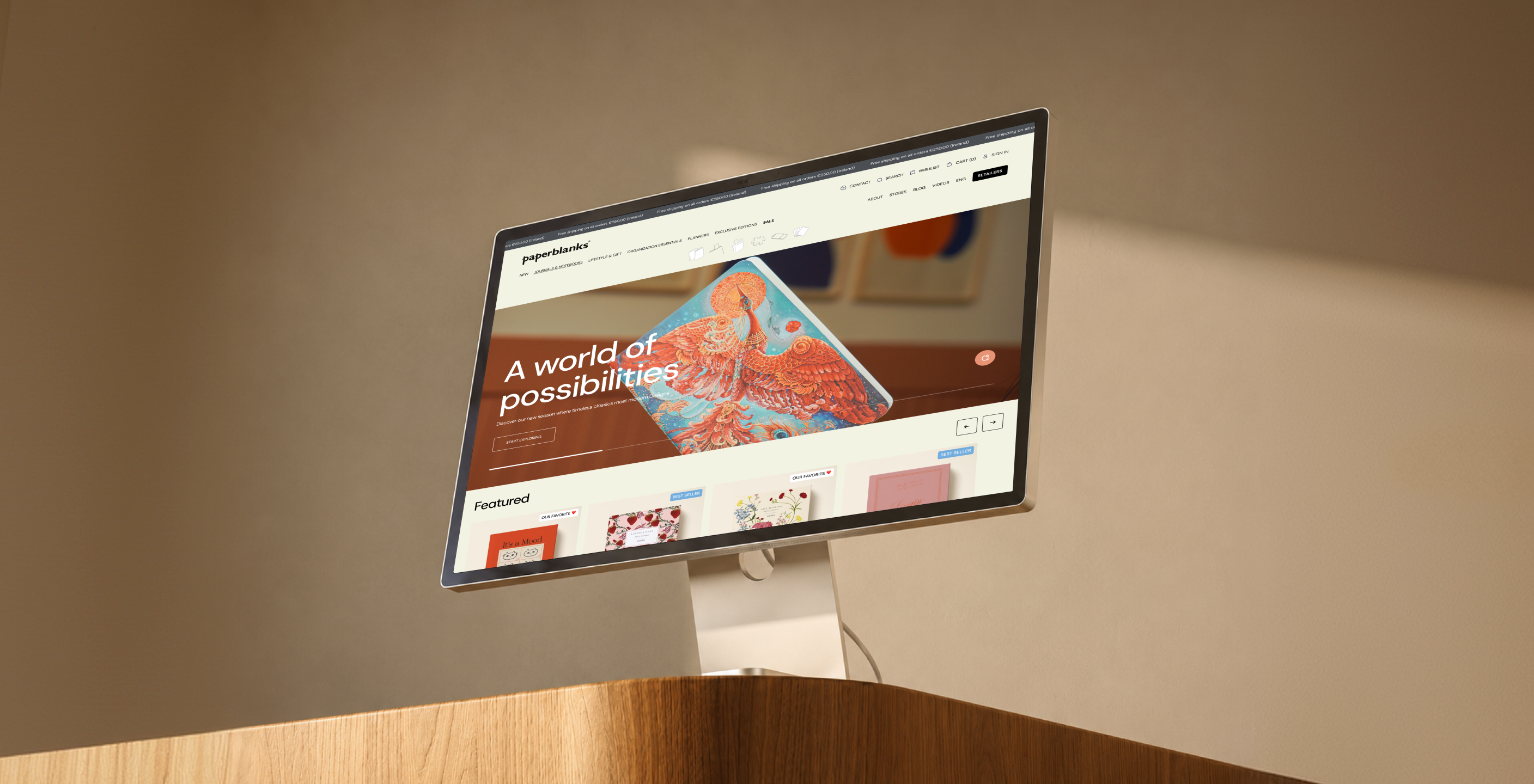 Designing a Headless Shopify Site That Drove a 90% Increase in Daily Orders for PaperBlanks