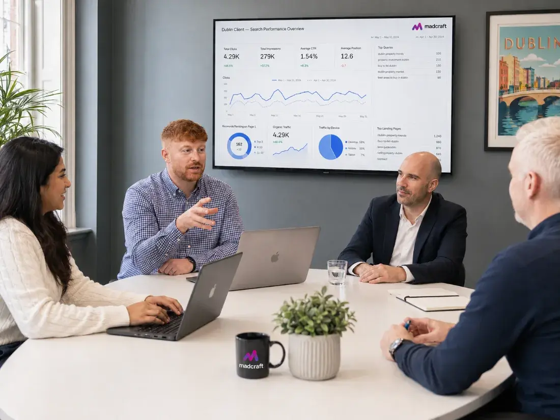 Madcraft-Team-discussing-a-digital-tansformation-roadmap-for-an-Irish-business-1