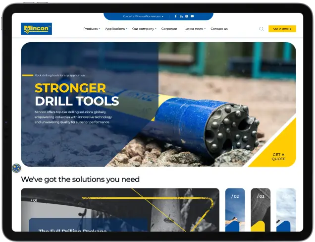 Website built by Madcraft for an established Irish business.